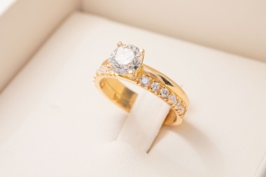 Anillo de compromiso con diamante 1.17Ct.