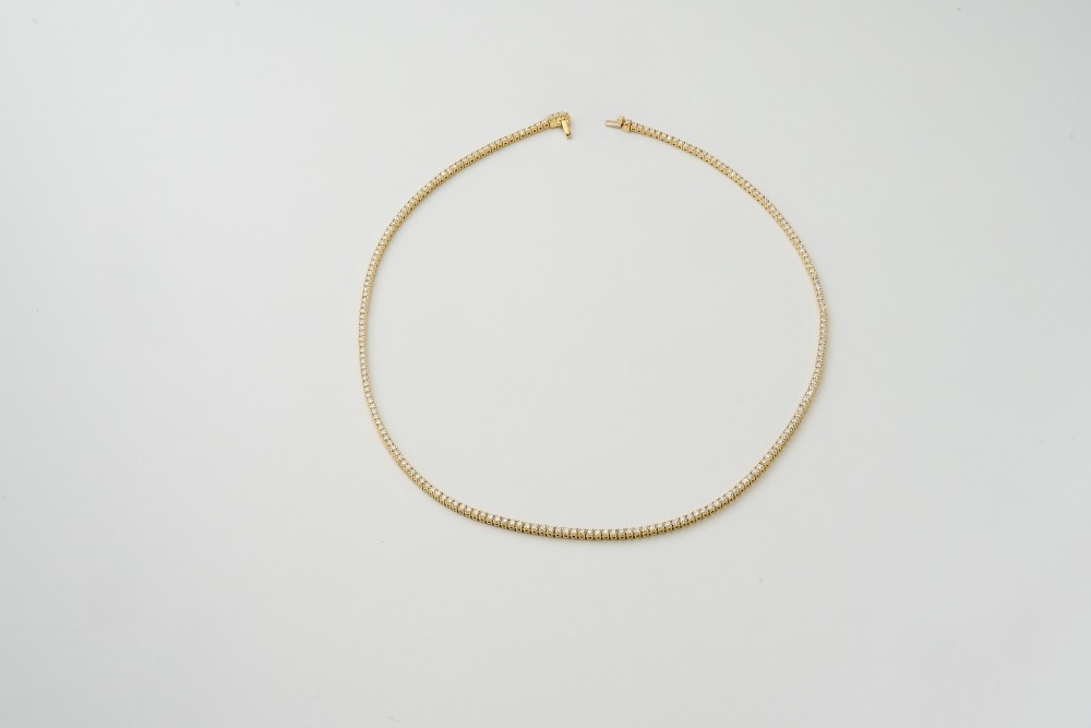 Collar tennis de diamantes