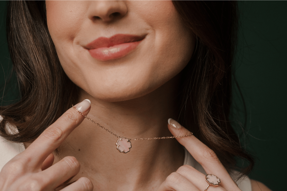 Collar Qantu ópalo andino