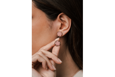 Aretes Qantu ópalo andino