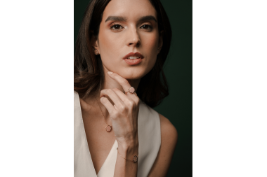 Anillo Qantu ópalo andino