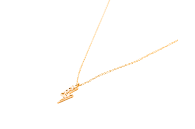 Collar rayo con diamantes