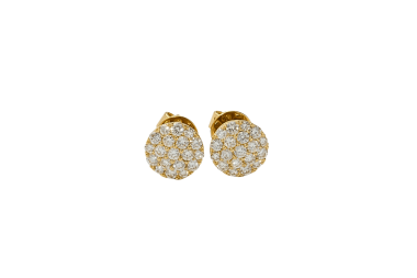 Aretes con diamantes