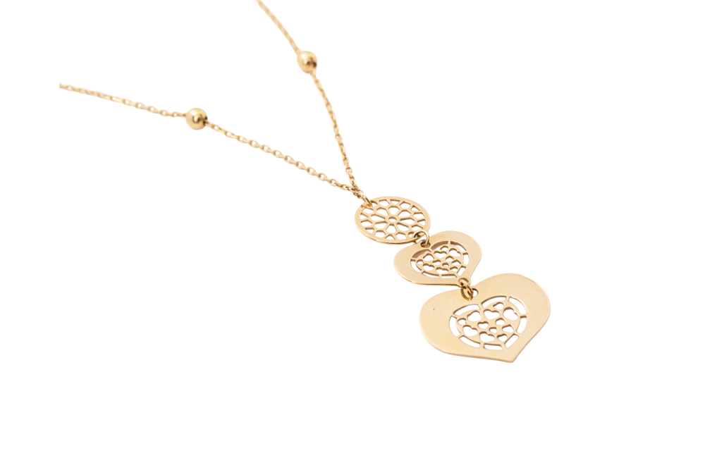 Collar dos corazones