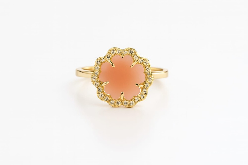 Anillo Qantu con brillantes