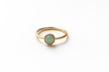 Anillo con semipreciosa