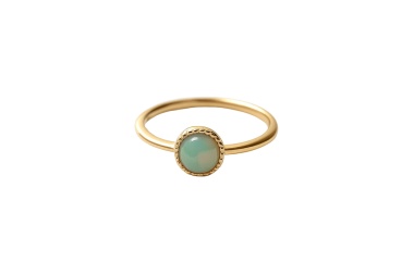 Anillo con semipreciosa