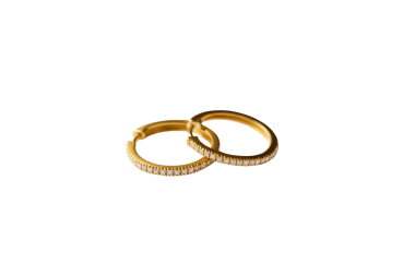 Aretes con brillantes