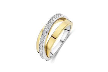 Ti Sento - Zirconia Crossover Ring