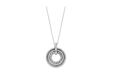 Ti Sento - Structure Circle Necklace - M model