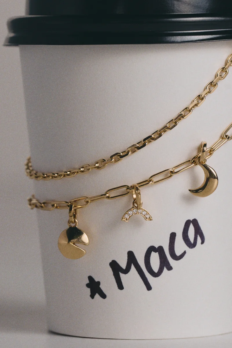 Selección de charms de Maca