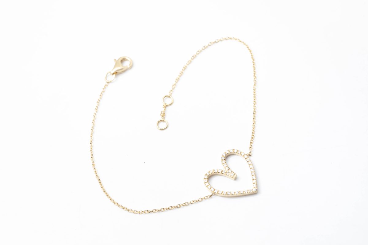 Pulsera LOVE con diamantes