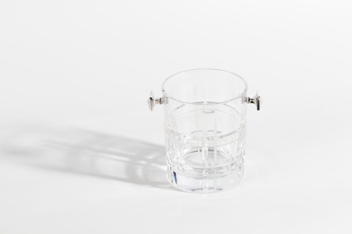 Hielera de cristal Christofle modelo Scotish