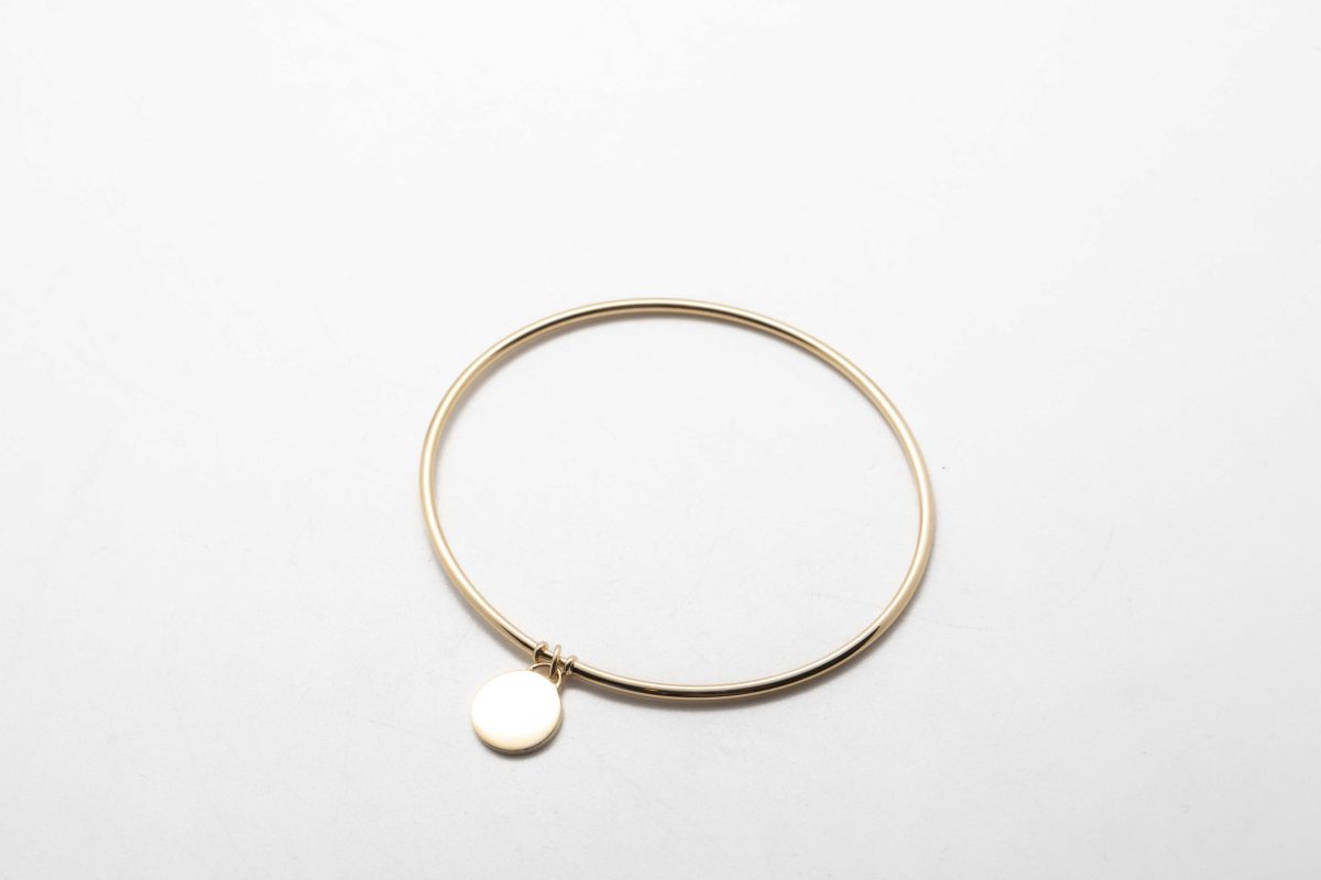 Pulsera aro con placa