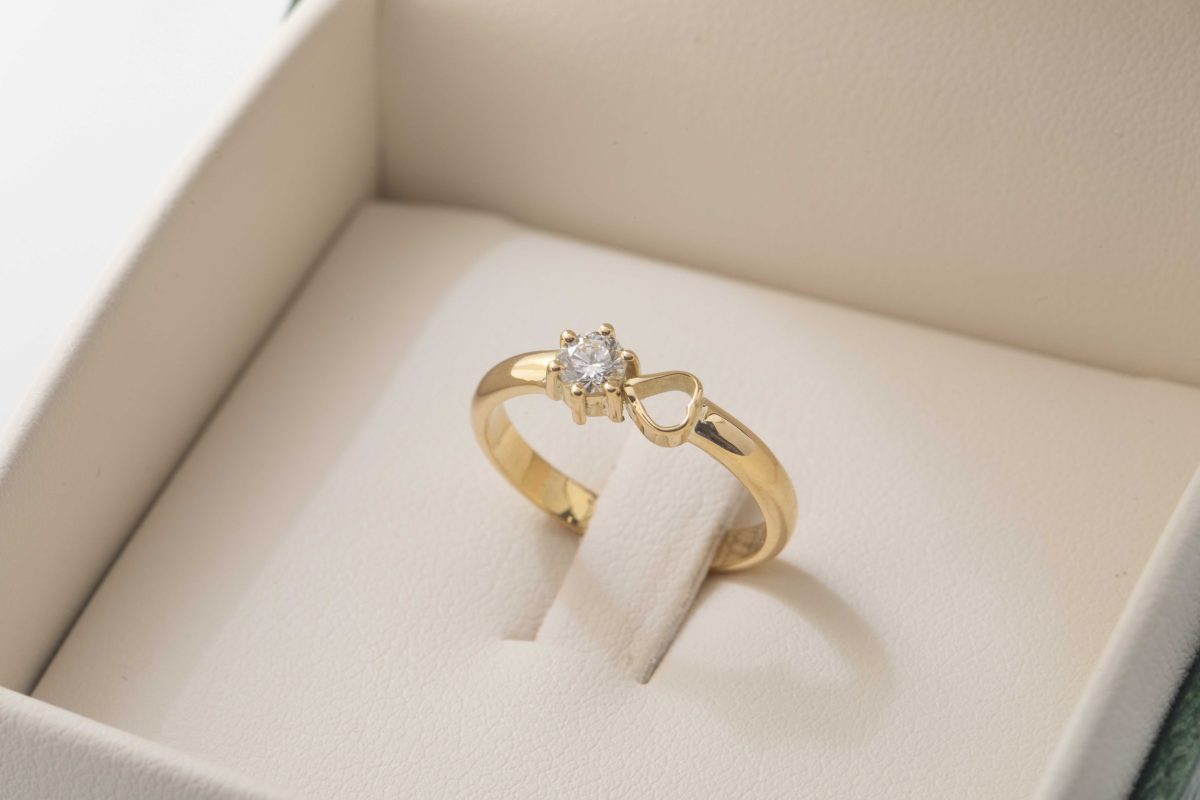 Anillo de compromiso 0.19Ct
