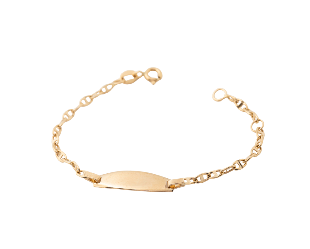 Pulsera con placa