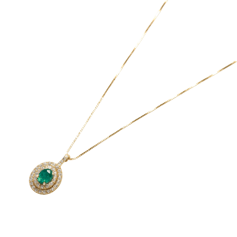 Collar con esmeralda