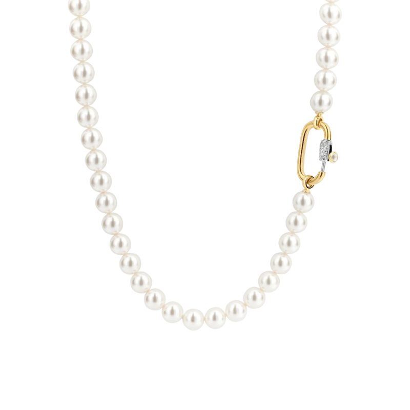 Ti Sento - Pearl Necklace with chain