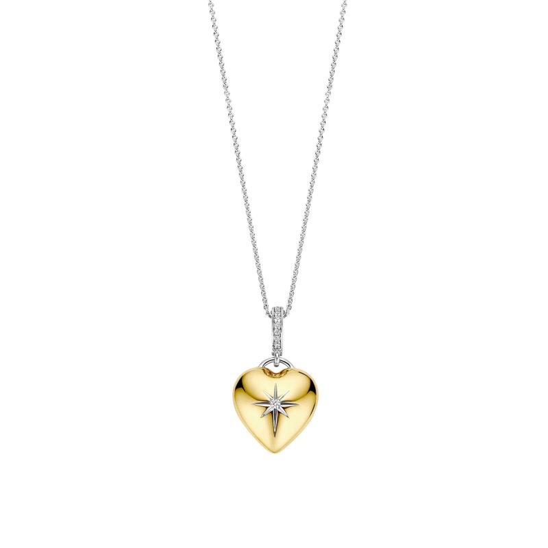 Ti Sento - Heart Necklace with pendant