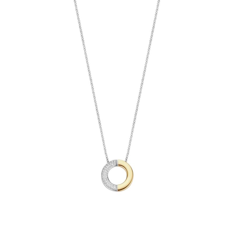 Ti Sento - Contrast Zirconia Necklace