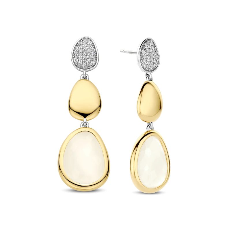 Ti Sento - Drop Earrings with Luxury stone