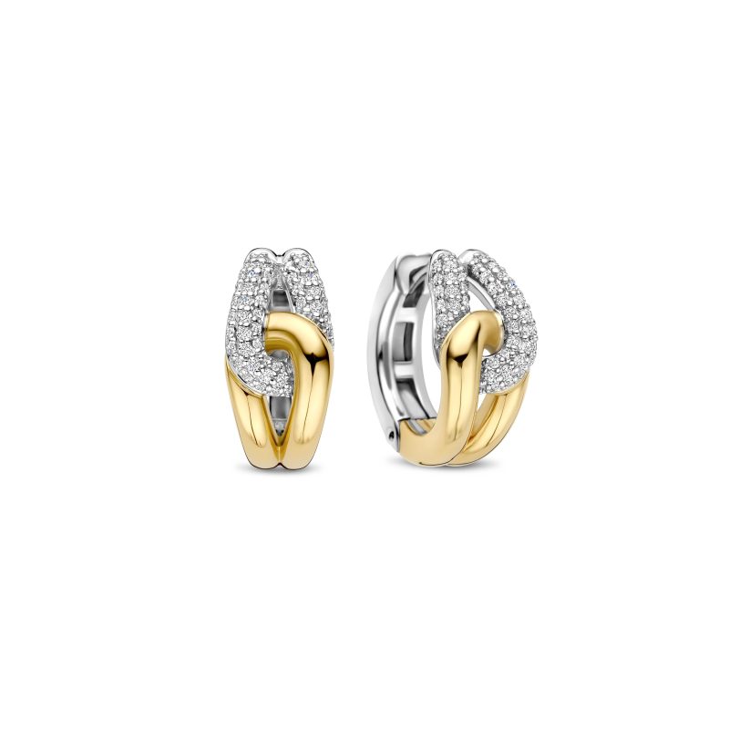 Ti Sento - Connected Zirconia Hoops