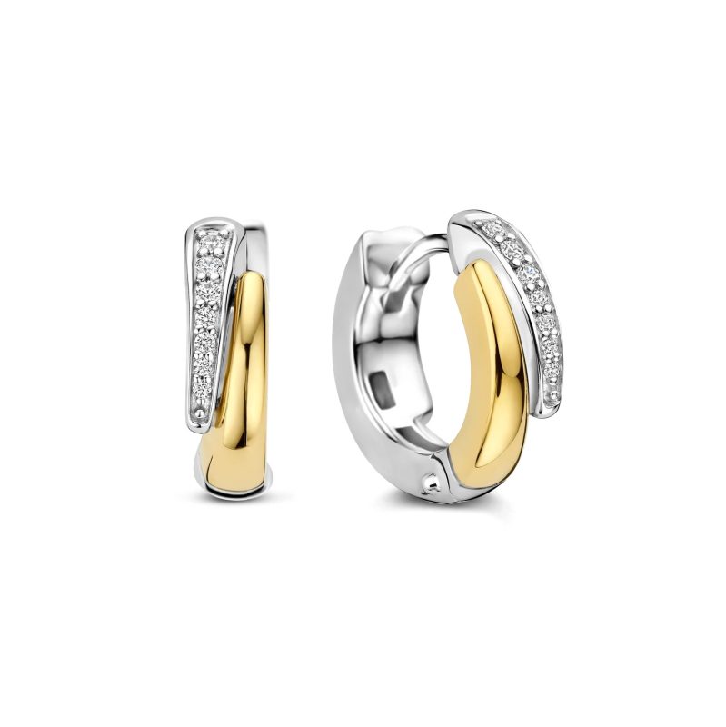 Ti Sento - Zirconia Layered Hoops
