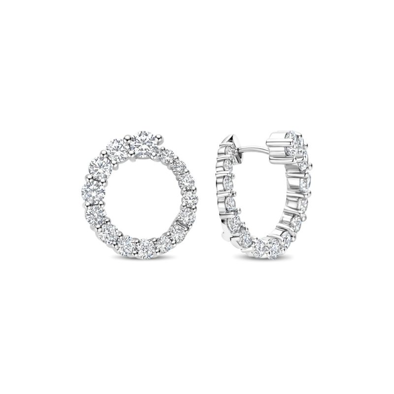 Ti Sento - Twisted Zirconia Earrings