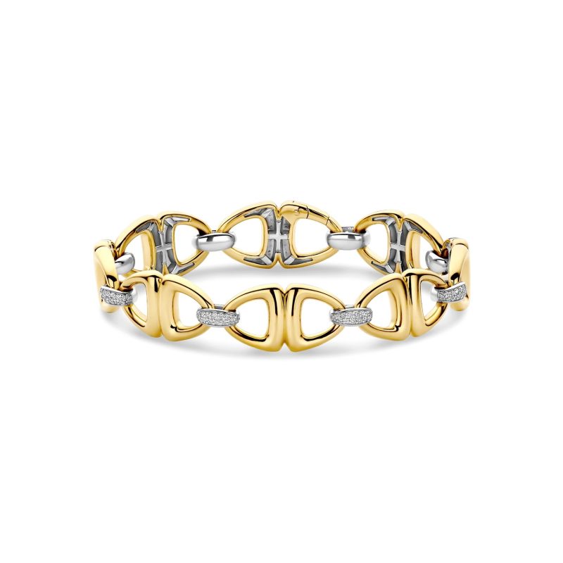 Ti Sento - Connected Triangle Vintage Chain Bracelet