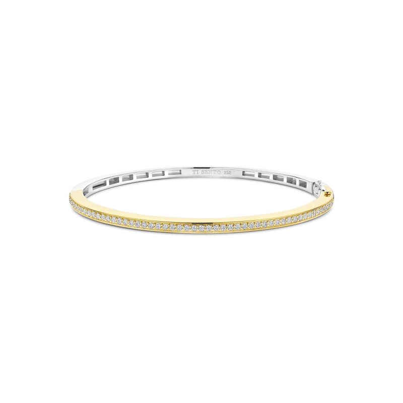 Ti Sento - Classic Zirkonia Bangle Vermeil