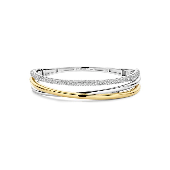 Ti Sento - Zirconia Structure Bangle