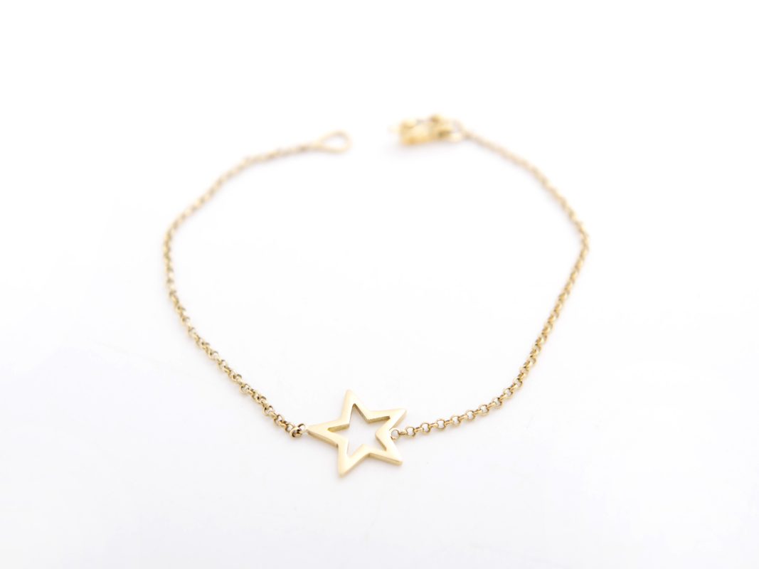 Pulsera estrella calada