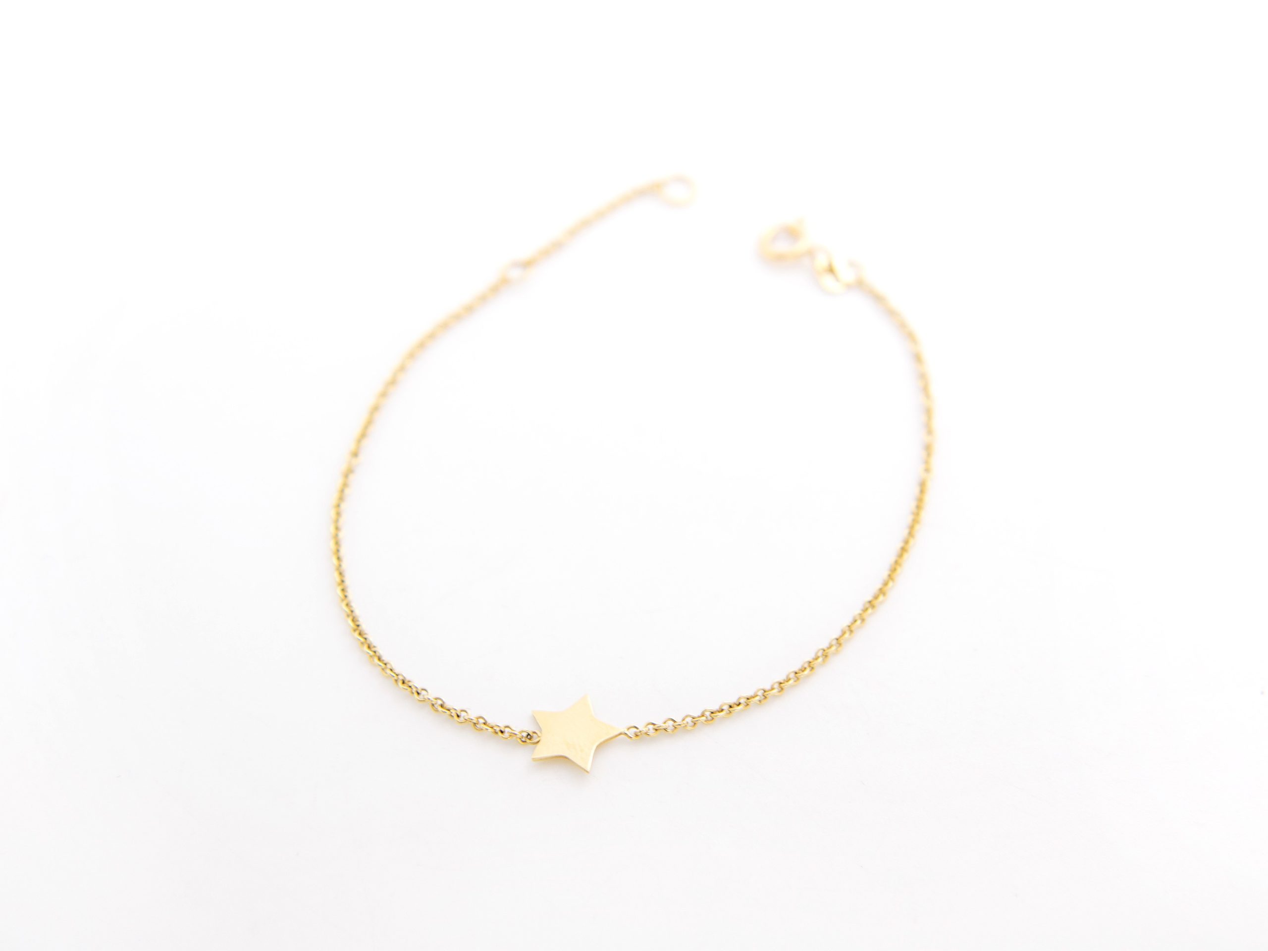 Pulsera estrella en oro amarillo