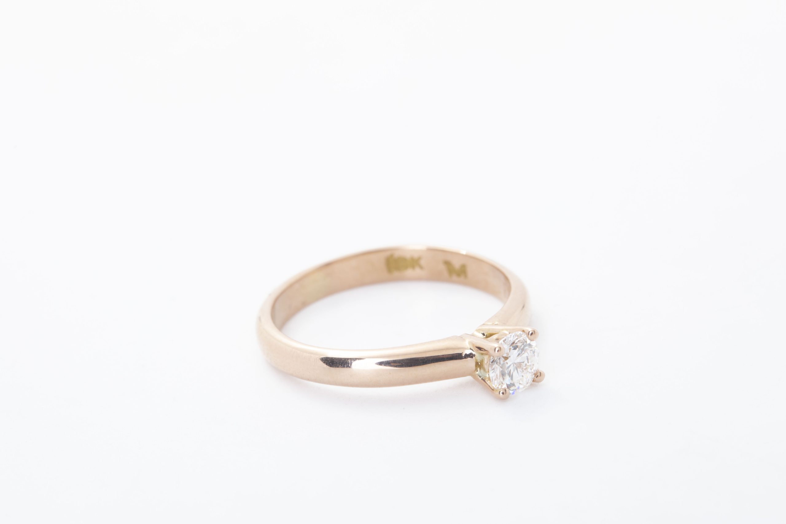 Anillo de compromiso con diamante 0.31Ct