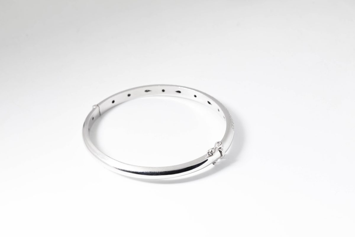 Pulsera aro con diamantes