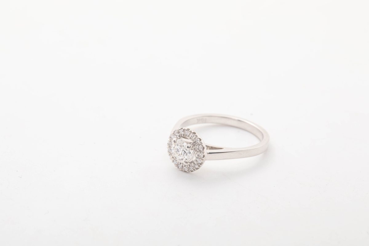 Anillo de compromiso con diamante 0.40Ct