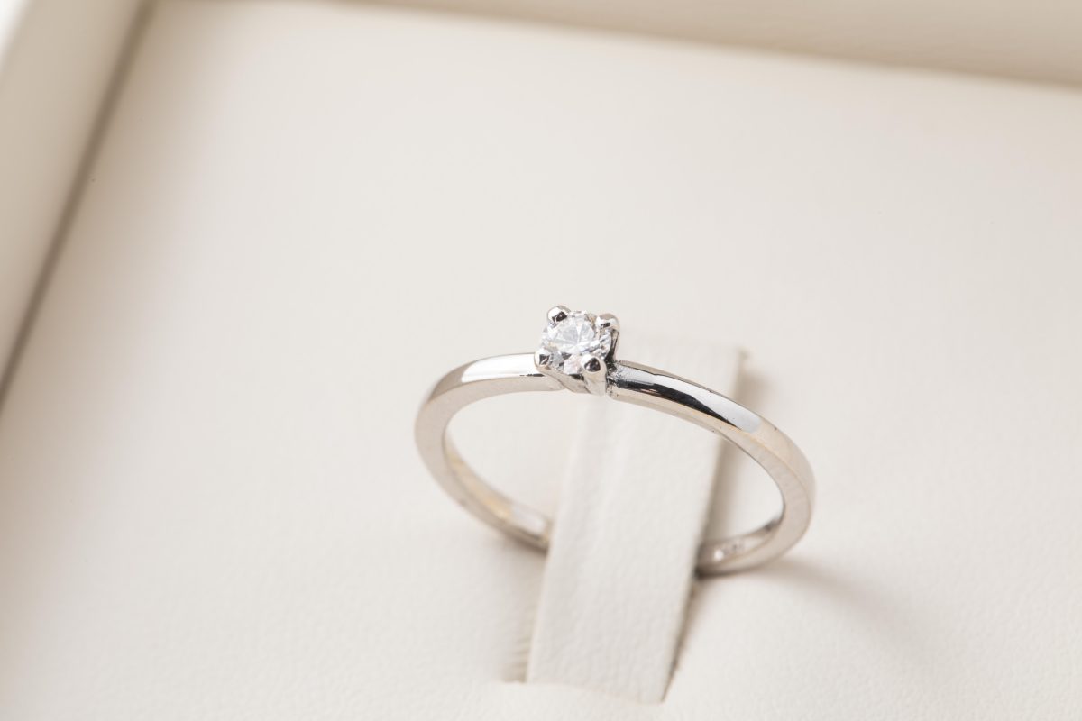 Anillo de compromiso 0.15Ct