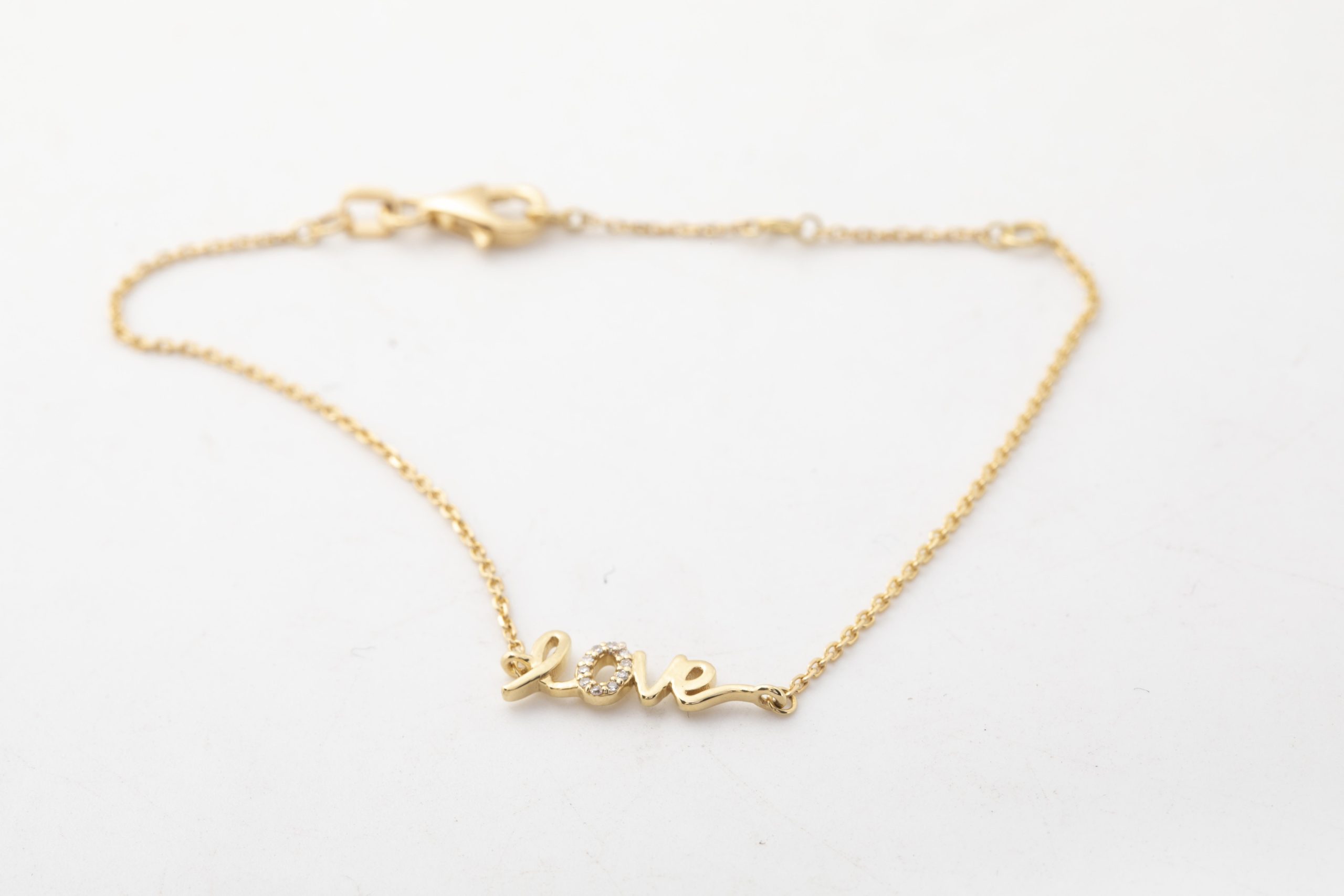 Pulsera Love con brillantes