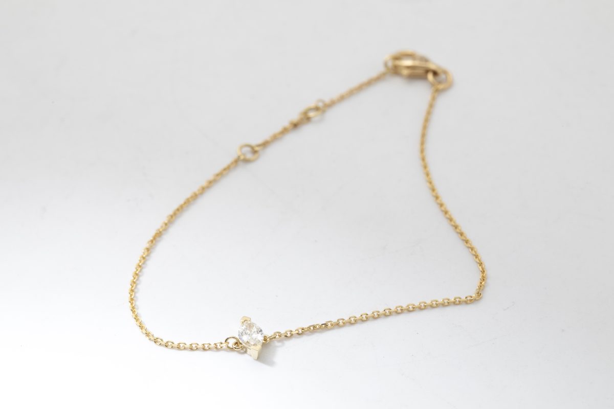 PULSERA ORO CON DIAMANTE