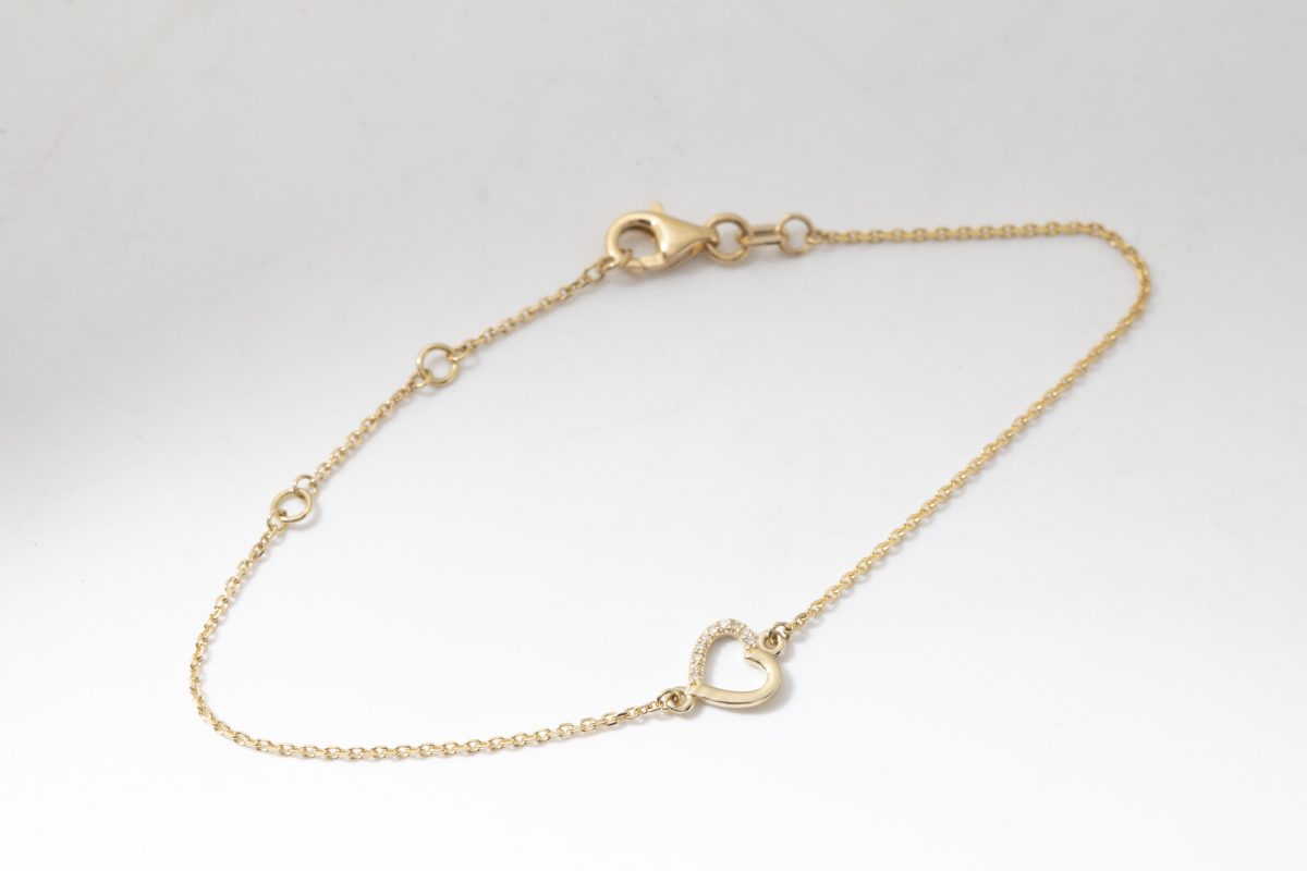 PULSERA ORO CON DIAMANTE