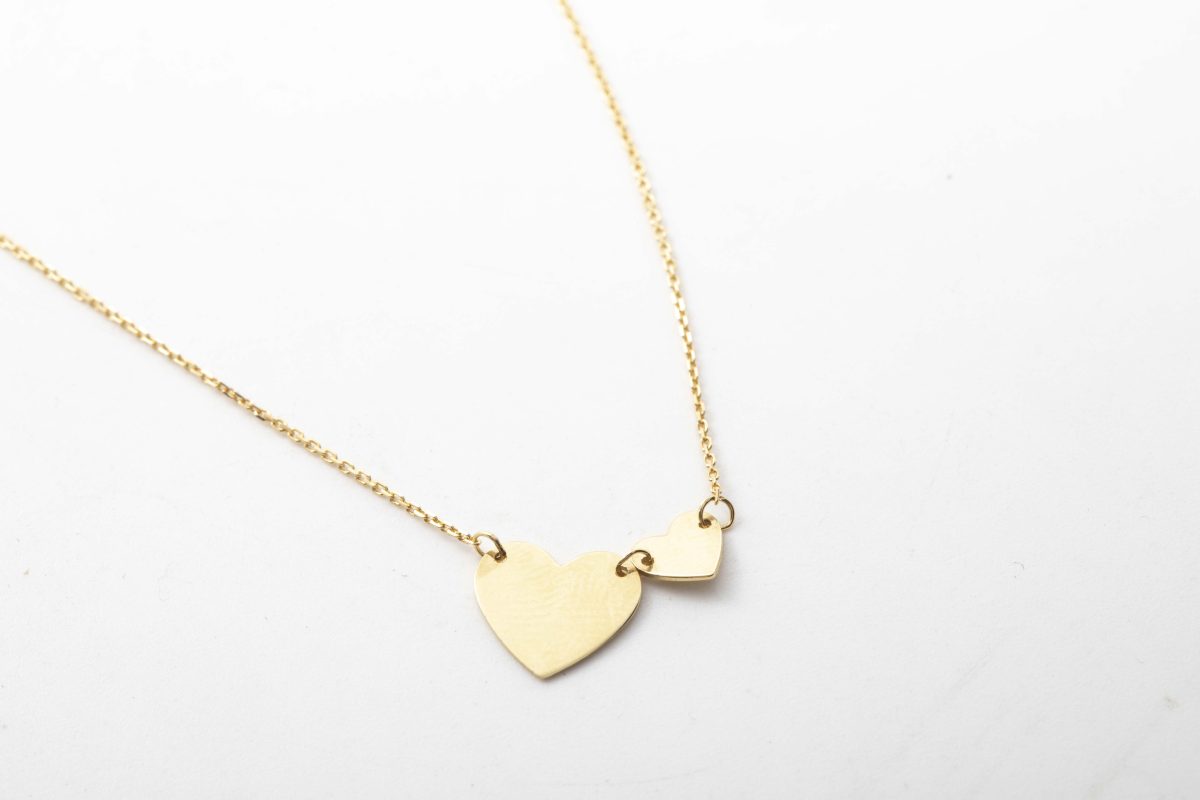 Collar dos corazones