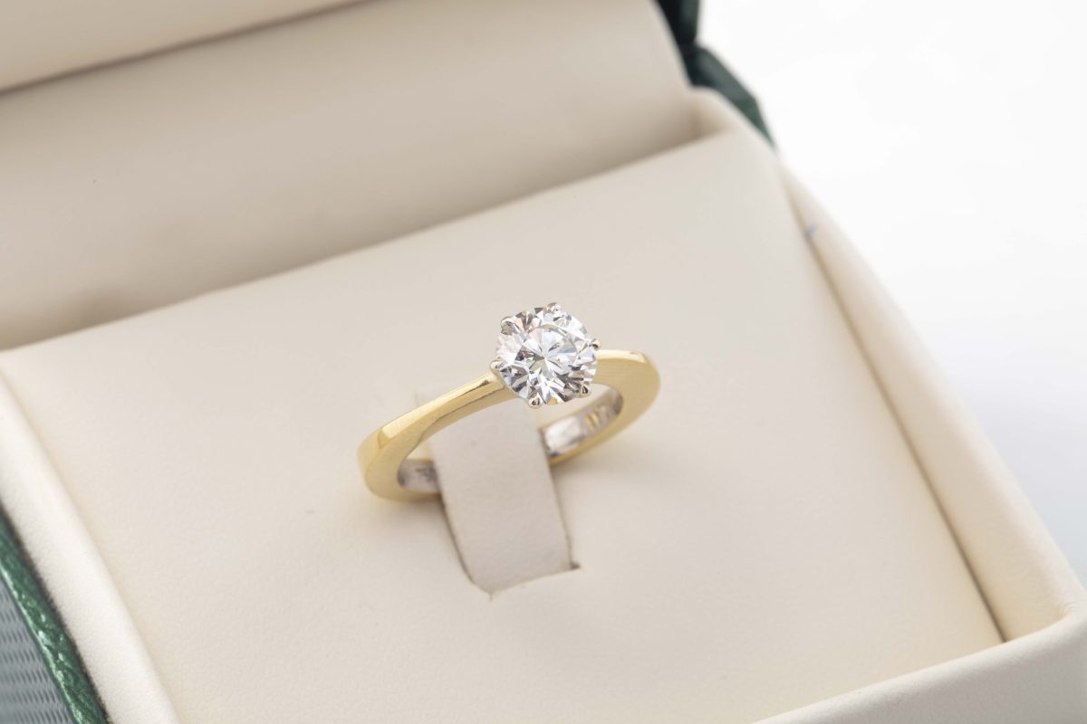 Anillo de compromiso 1.11Ct.