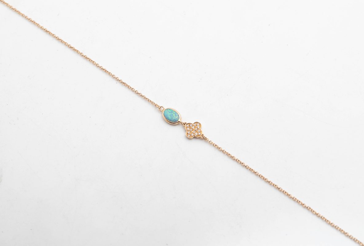 Pulsera en oro rosado