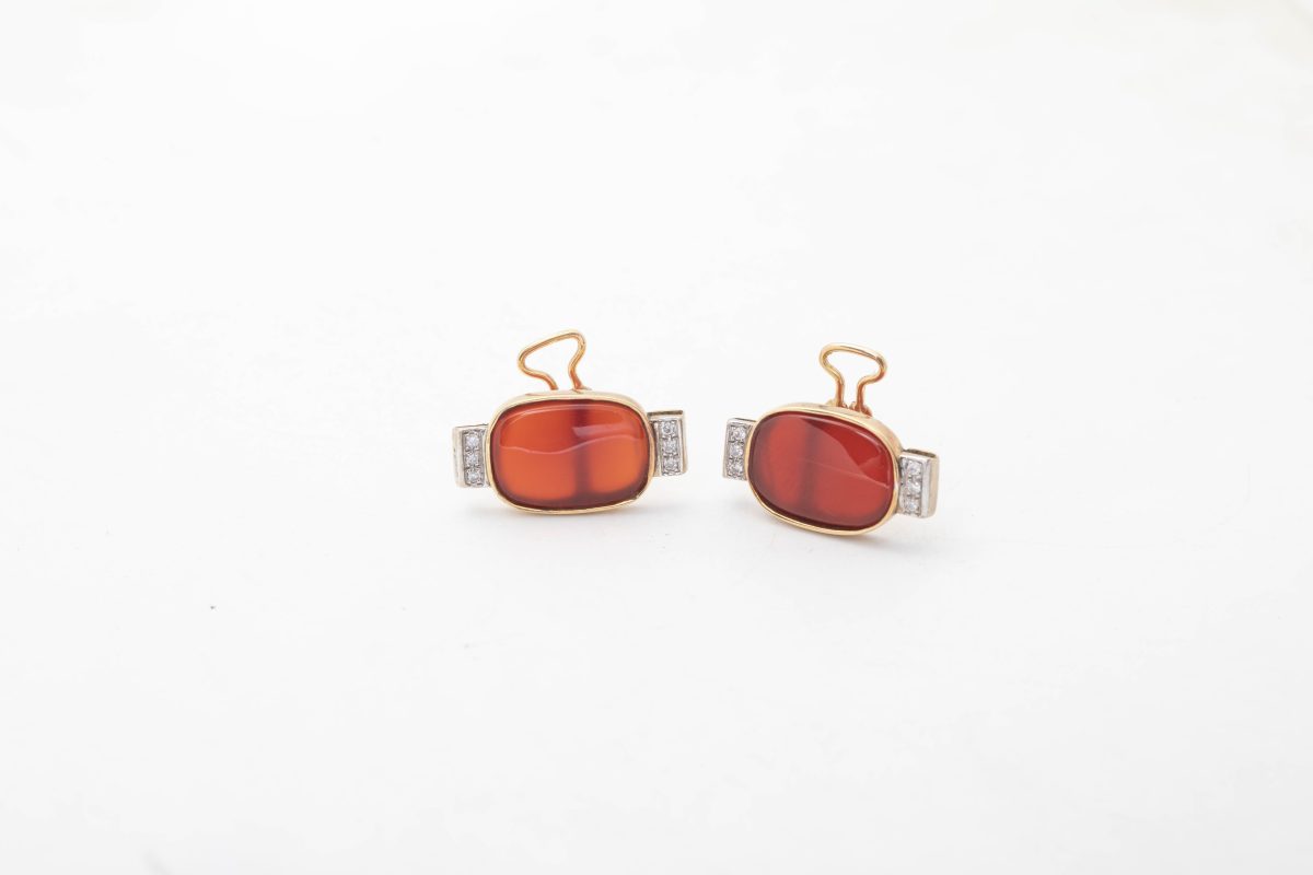 Aretes con carmilian