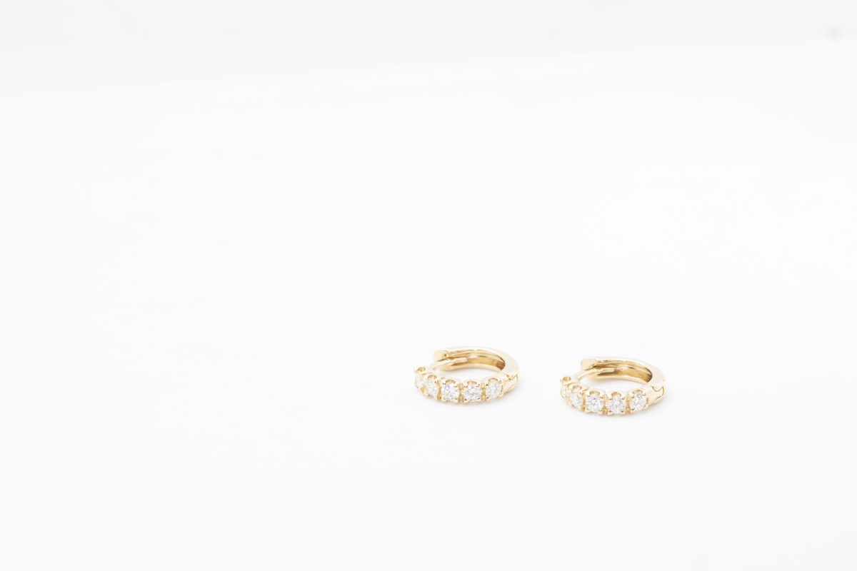 ARETES CON BRILLANTES