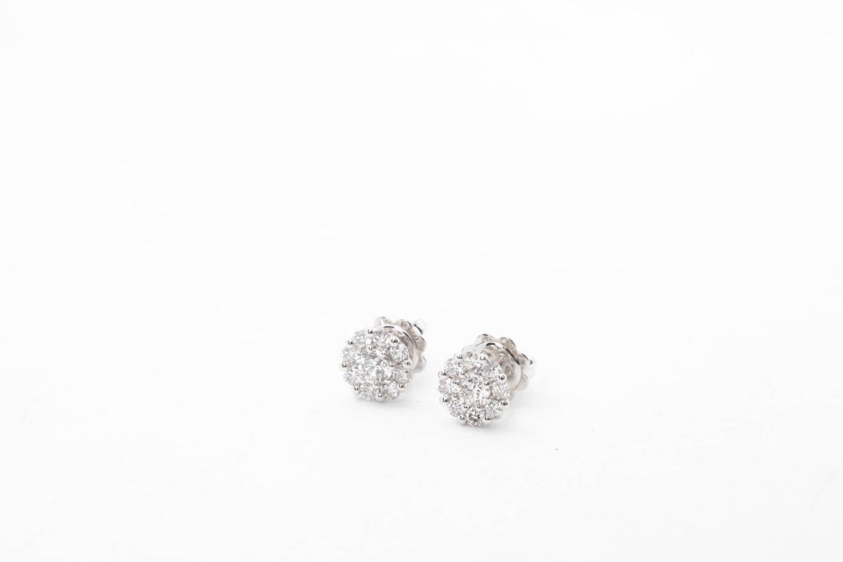 ARETES CON BRILLANTES
