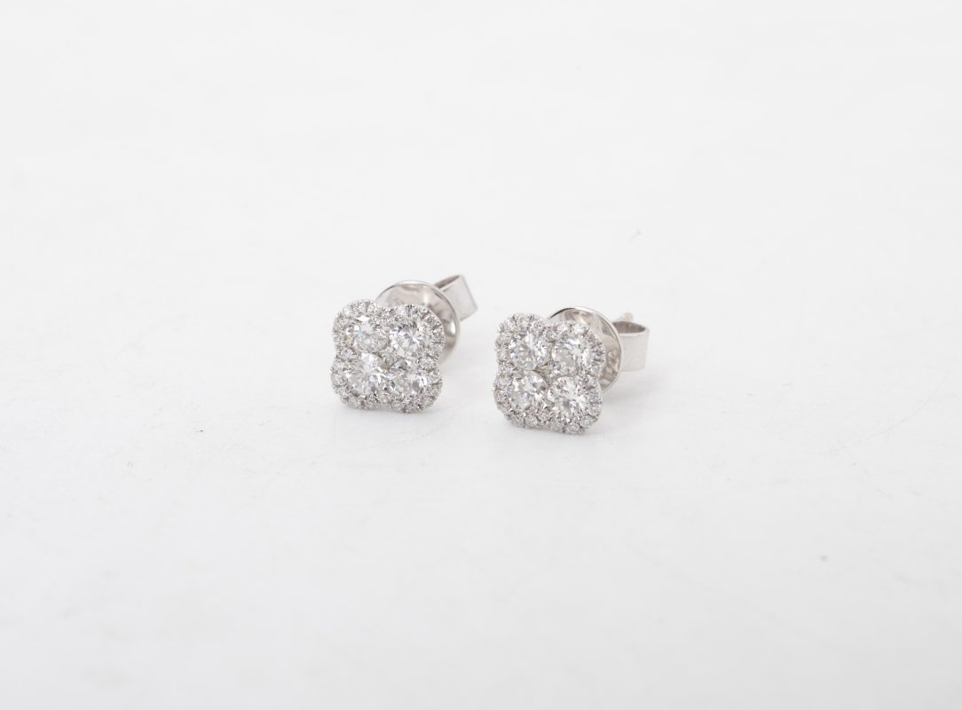 ARETES CON BRILLANTES