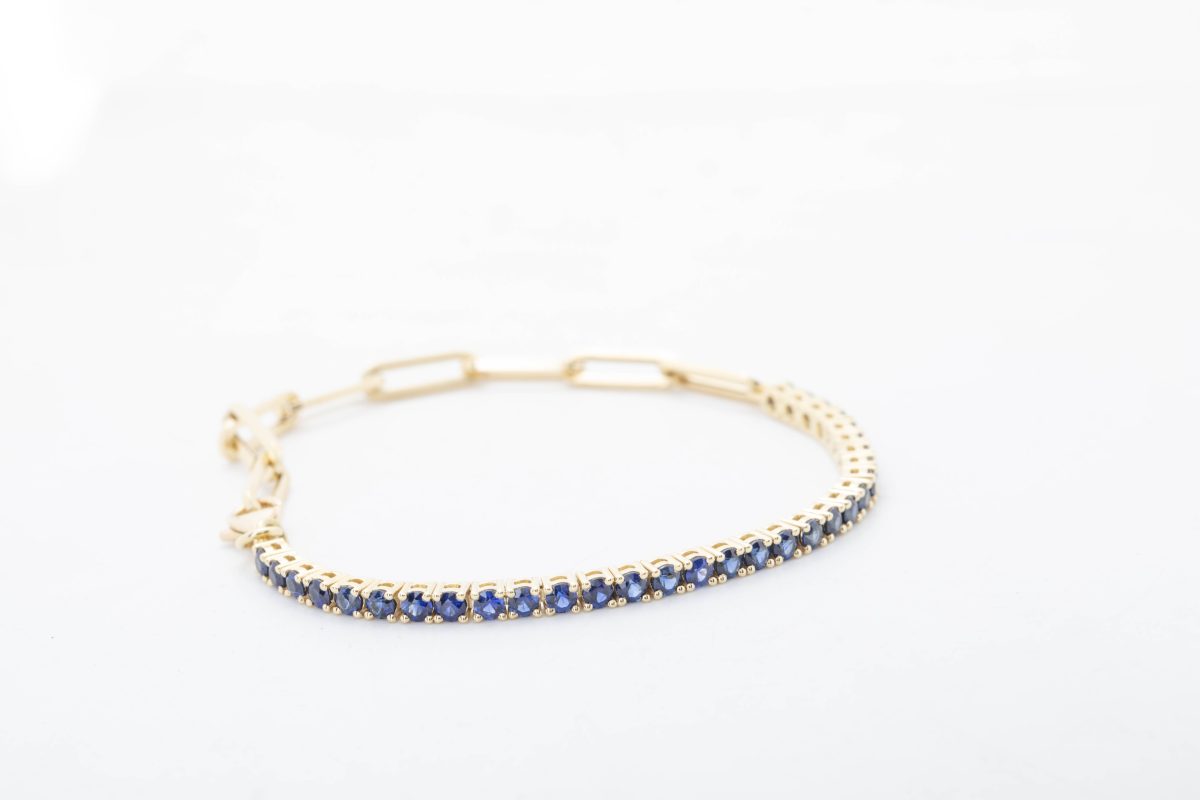 Pulsera con zafiros