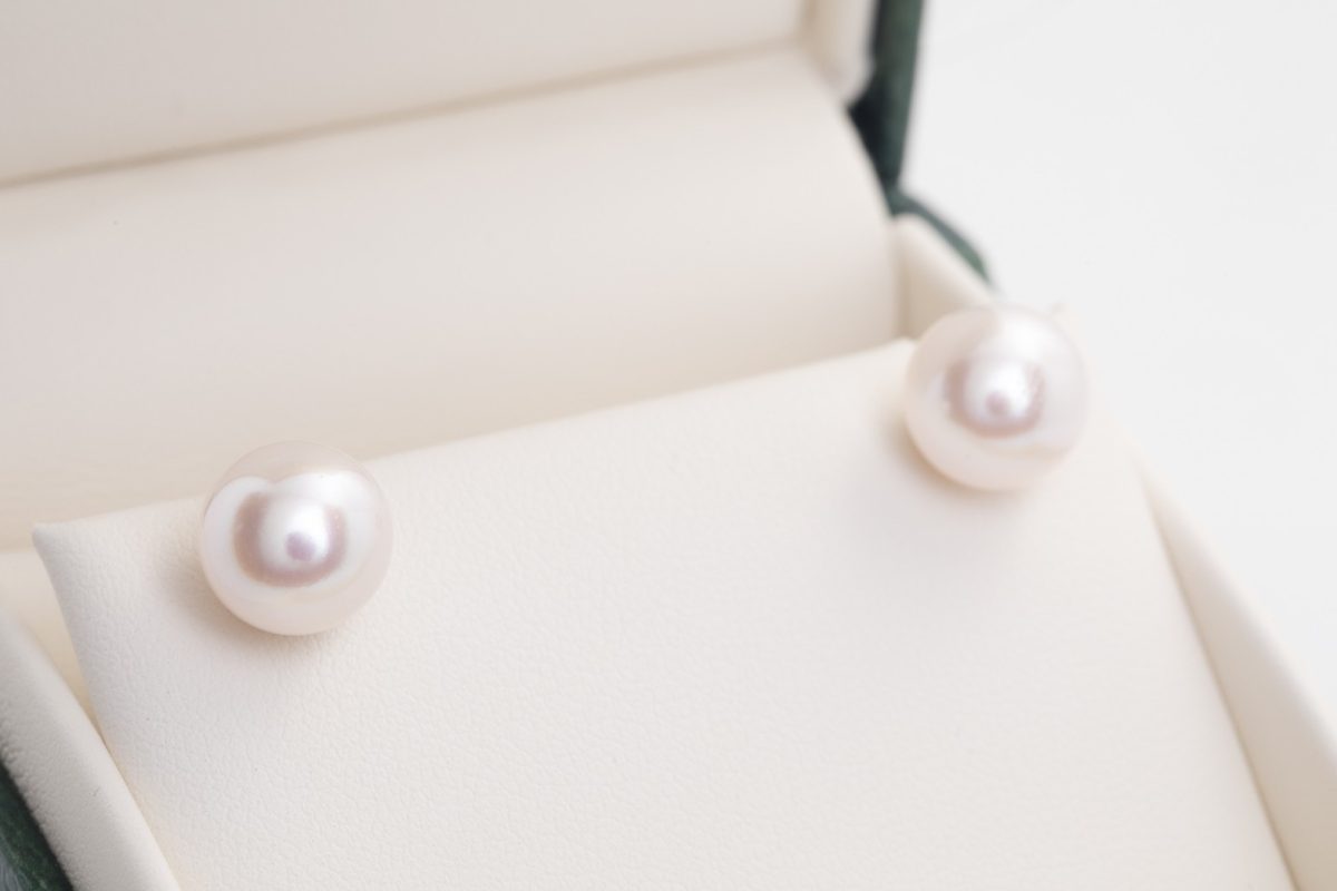 Par de aretes perlas