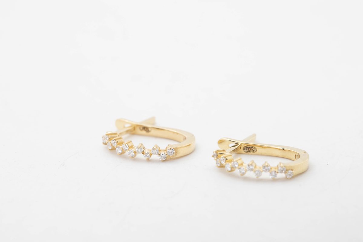 Argollar con diamantes